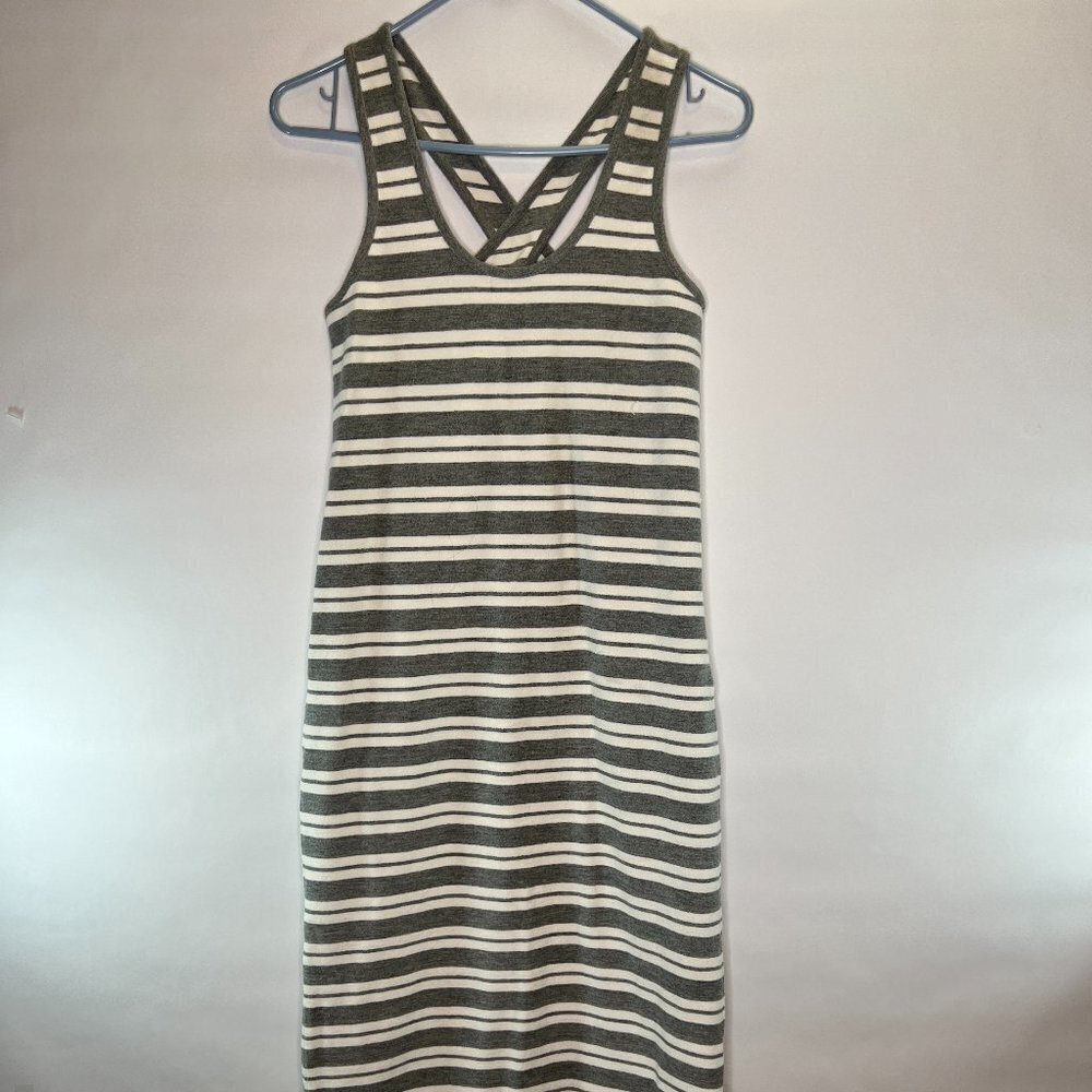 ANN Taylor Loft Maxi Dress Striped Women's Size Medium